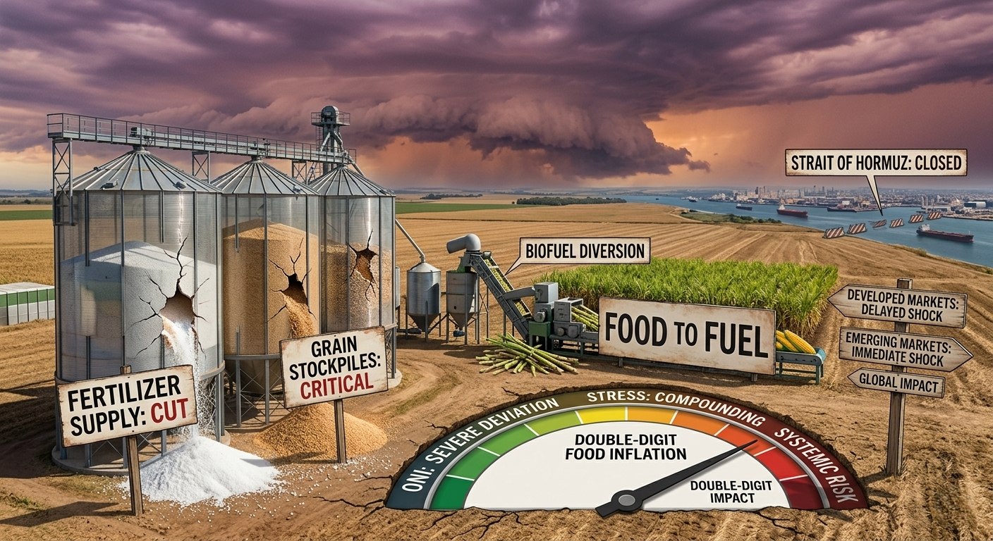 The Coming Food Inflation Wave: How El Niño and Fertiliser Crises Threaten the Stagflationary Mix