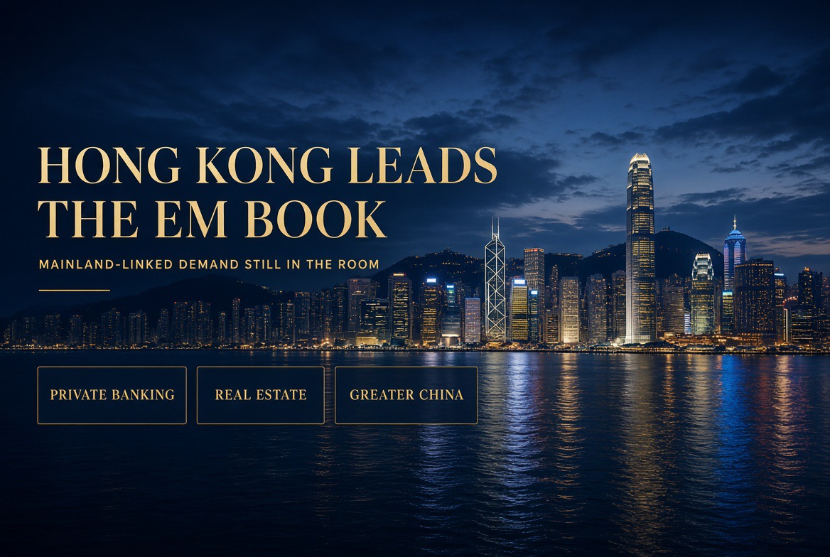 Hong Kong is leading Deutsche’s emerging-markets private bank. Mainland-linked demand is still in the room.