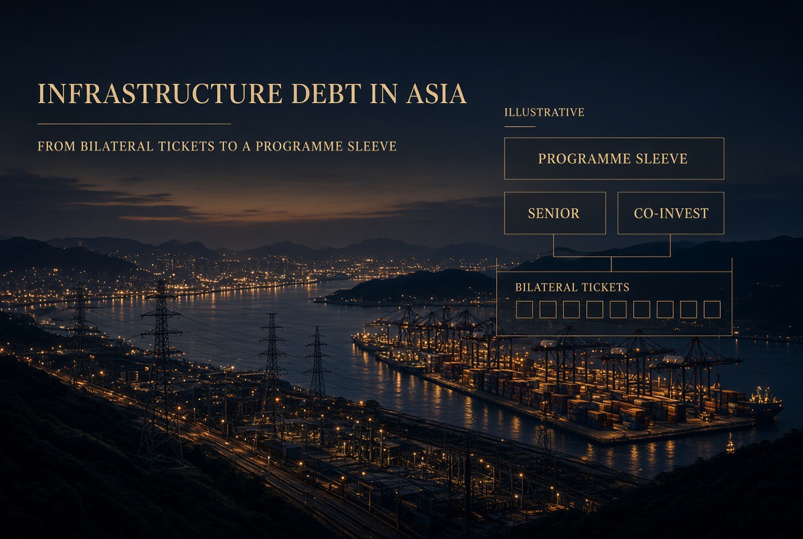 Infrastructure Debt in Asia: From Bilateral Tickets to a Programme Sleeve