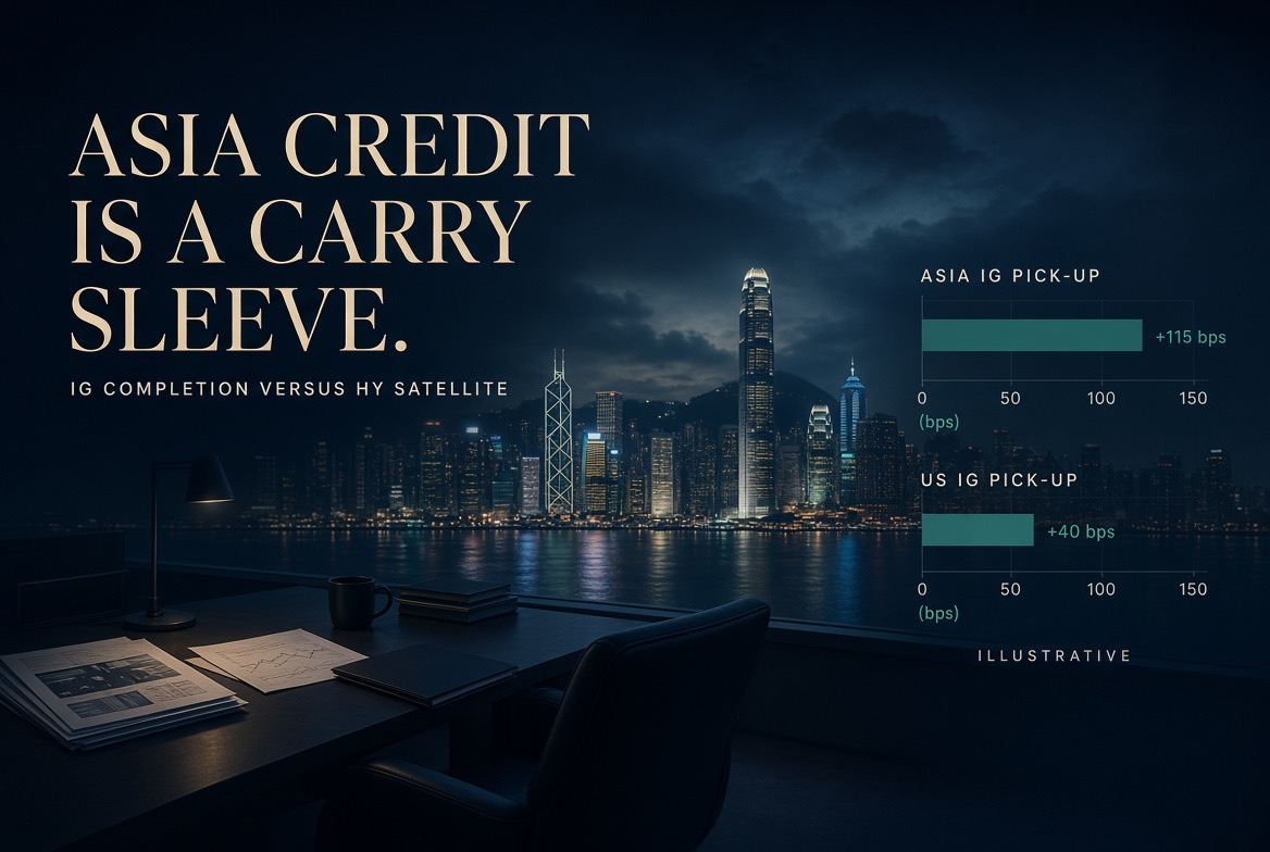 Asia Credit Is a Carry Sleeve. Spreads Are Not the Whole Story.