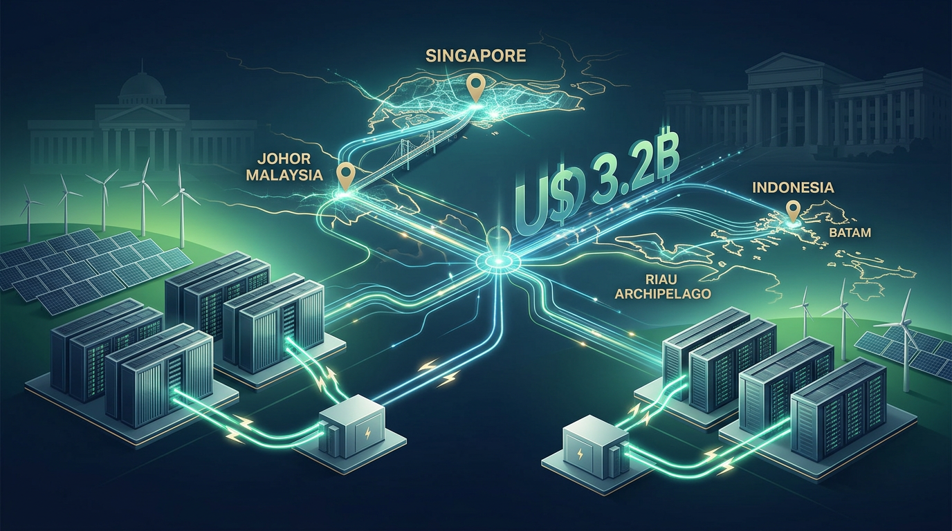 Cross-Border Digital Infrastructure: GIC and Khazanah Anchor USD 3.2 Billion Hyperscale Sovereign Syndicate Across the Johor-Singapore Causeway