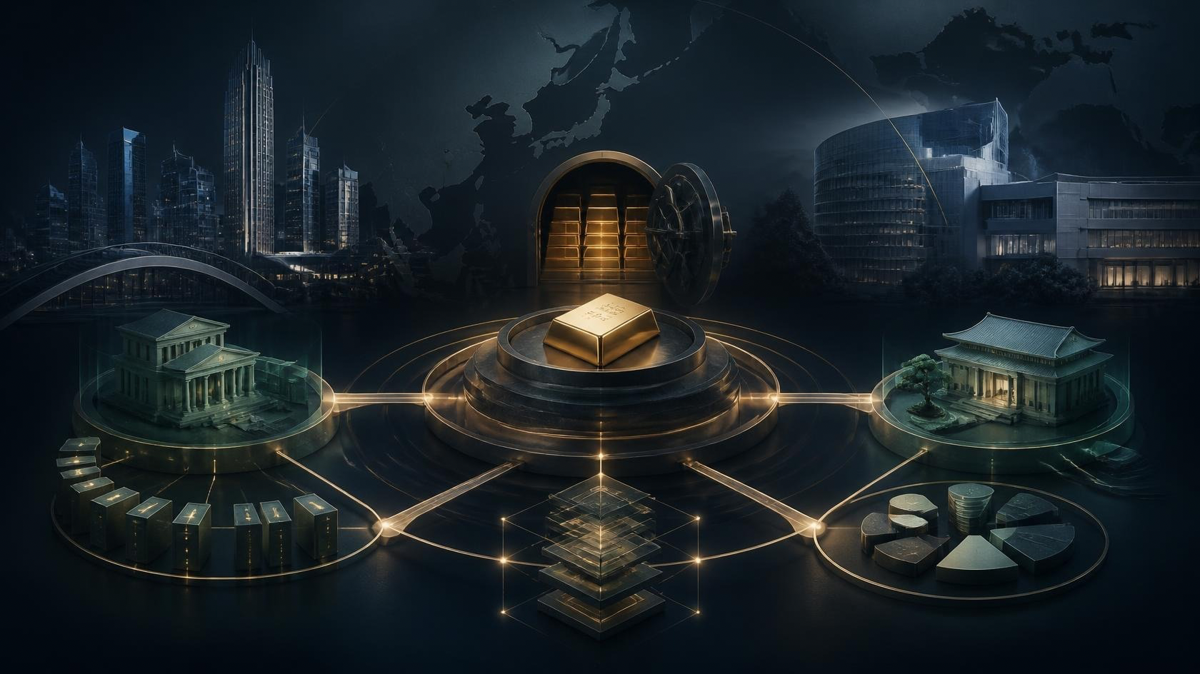 Asian institutions are building gold as a strategic sleeve, not a trade.